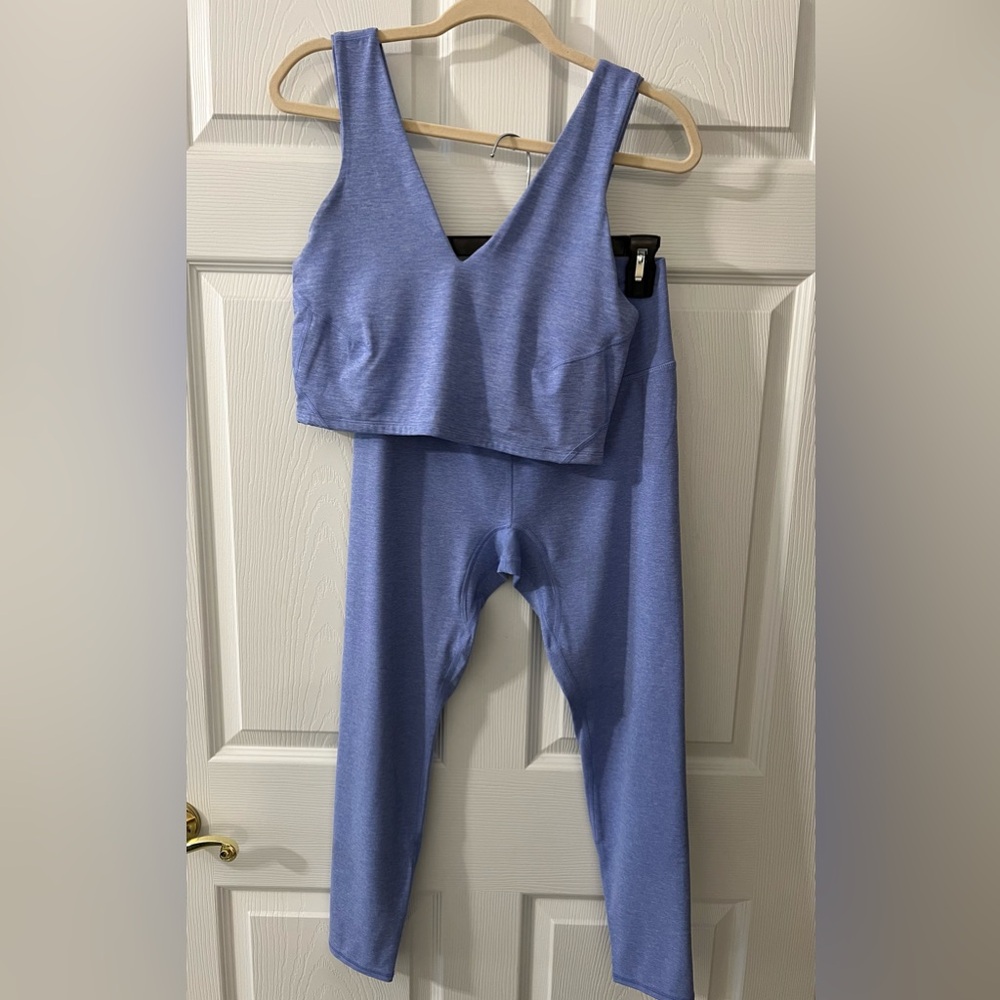 Free People Periwinkle Workout Top & Legging Set - Picture 3 of 11